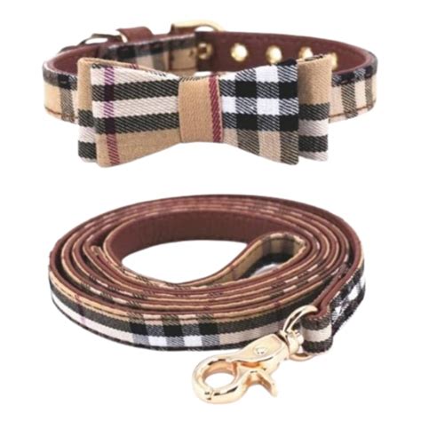 burberry dog collar with bow|burberry dog harness and leash.